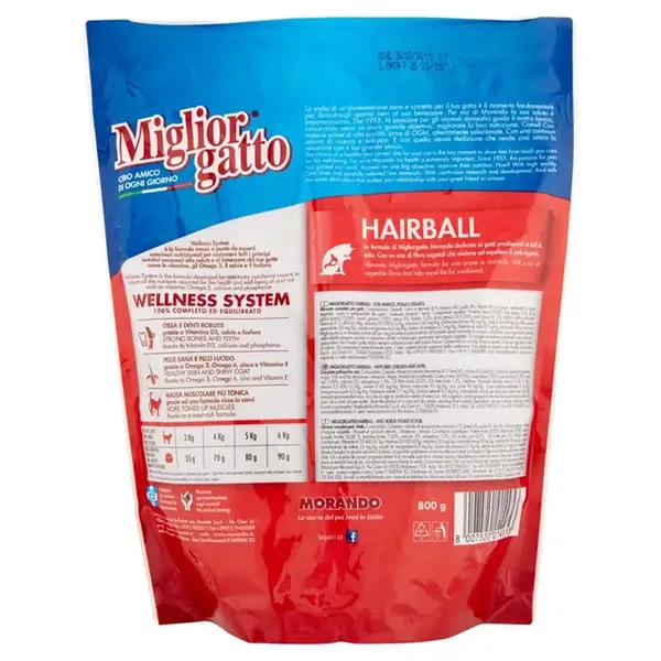 Miglior Gatto Carne Vită Crocantă, Pui Ficat 800 Gr Bax 9 buc